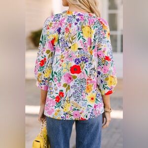 THML Multicolor Floral Blouse
